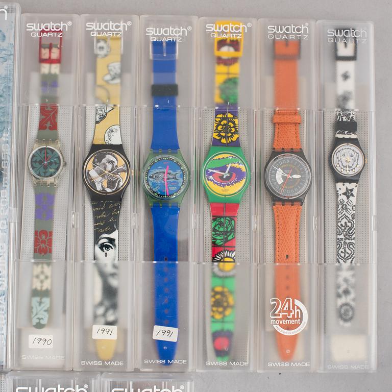 18 Swatch Watches, "No Reserve".