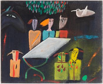 MADELEINE PYK, olja på duk, signerad.