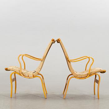 BRUNO MATHSSON, A pair of "Eva" armchairs for Dux and Karl Andersson.