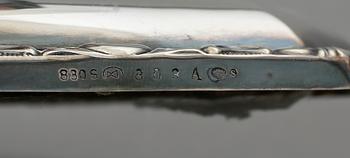 LJUSSTAKAR, ett par, silver, svenska importstämplar, 1900-tal,