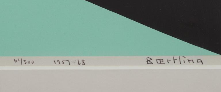 OLLE BAERTLING, färgseriegrafi, sign o numr 61/300 och dat 1959-68.