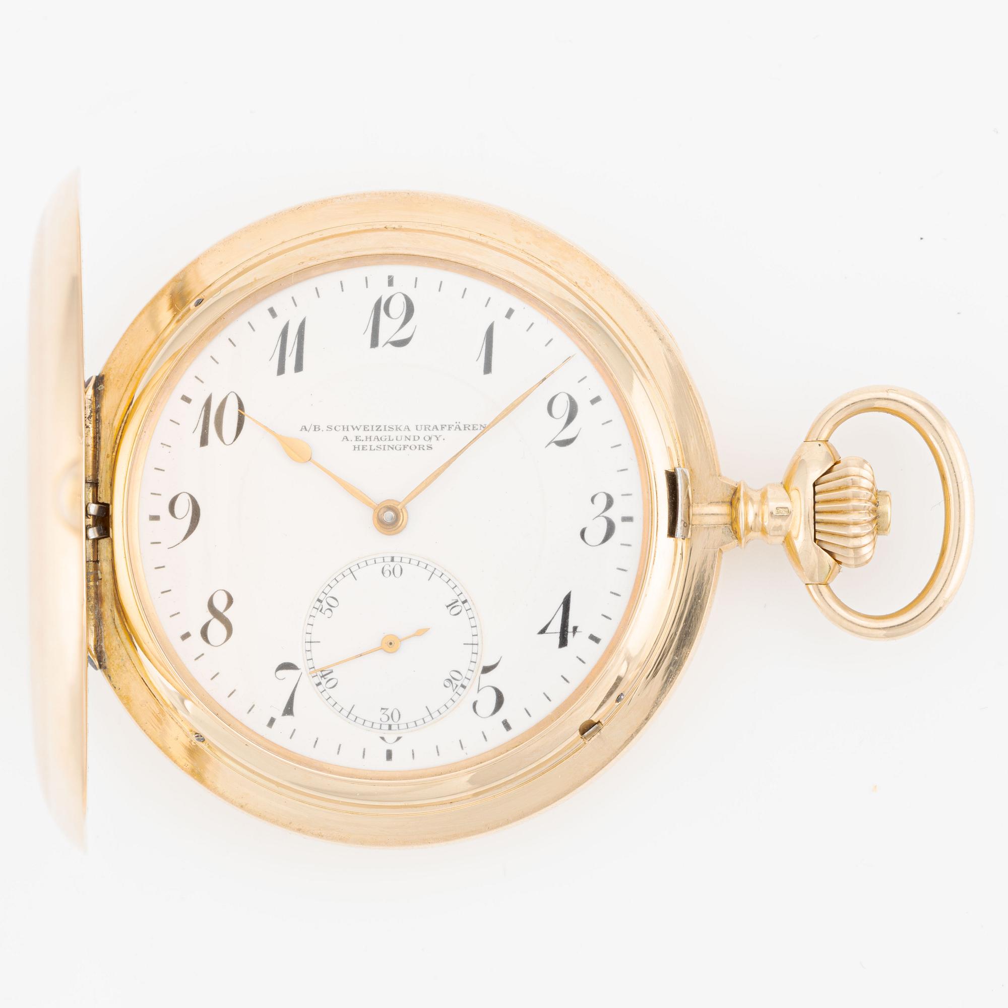 Collection of Twelve Exclusive Gold Pocket Watches, Patek Philippe, Vacheron & Constantin, Omega, IWC, and others.