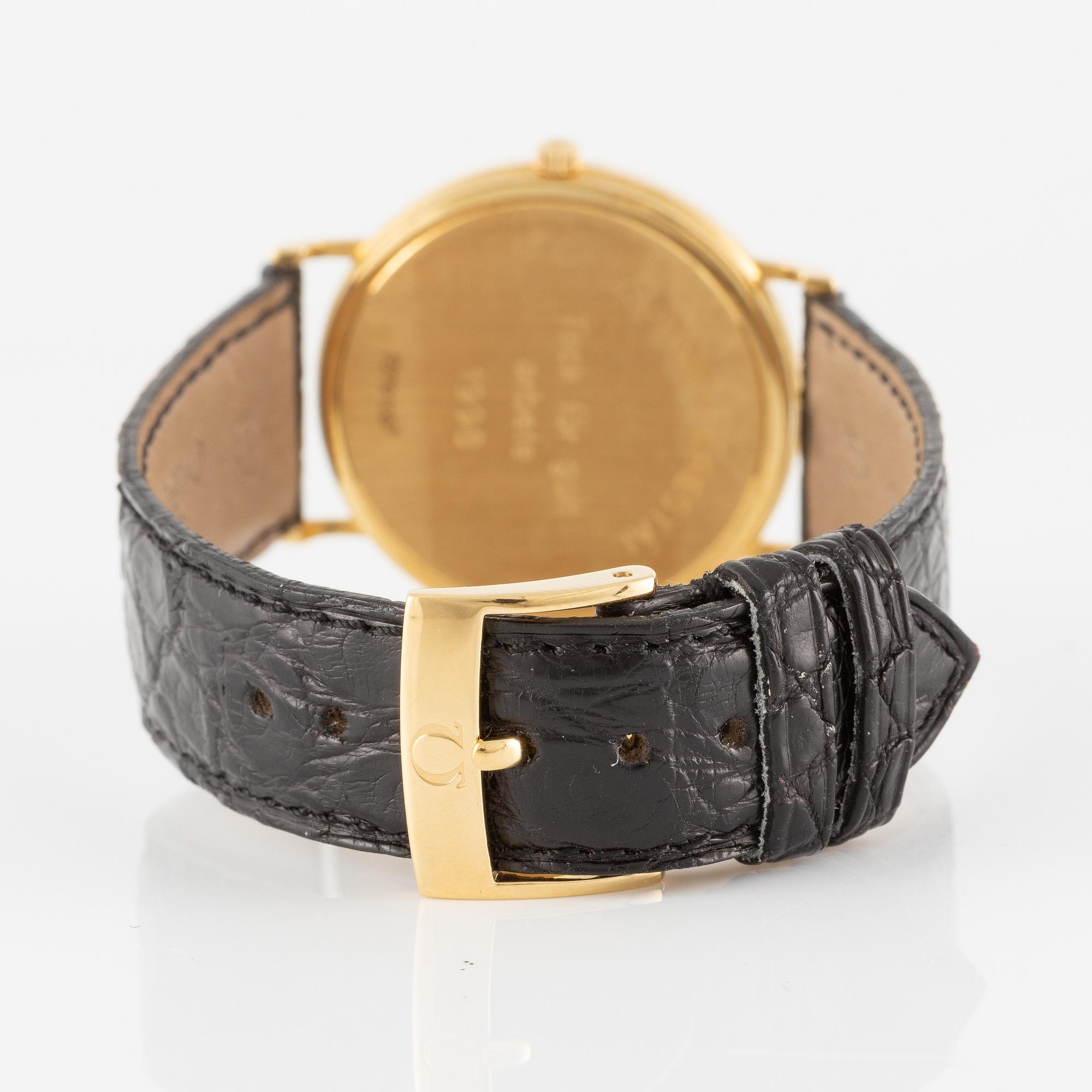 Omega, 18K guld, Seamaster, Jubilee, armbandsur, 32,5 mm.