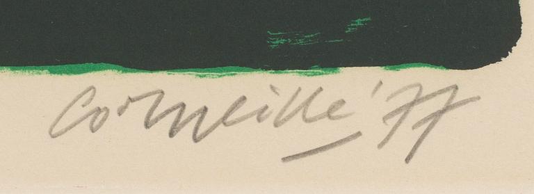 BEVERLOO CORNEILLE, litograph in colour signed, numbered 59/100, dated -77,