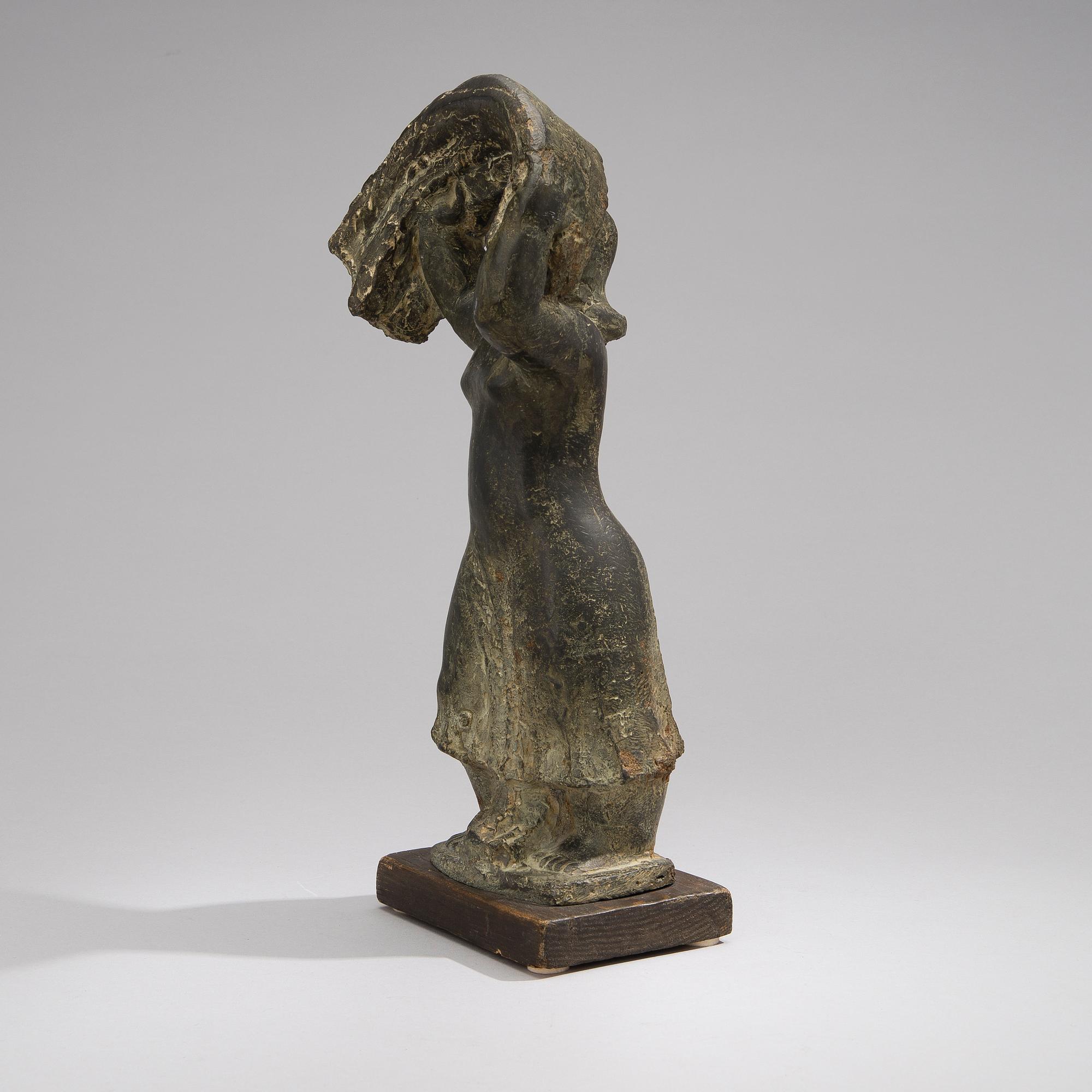 RAKEL KOIVISTO, skulptur, bly, signerad RK.