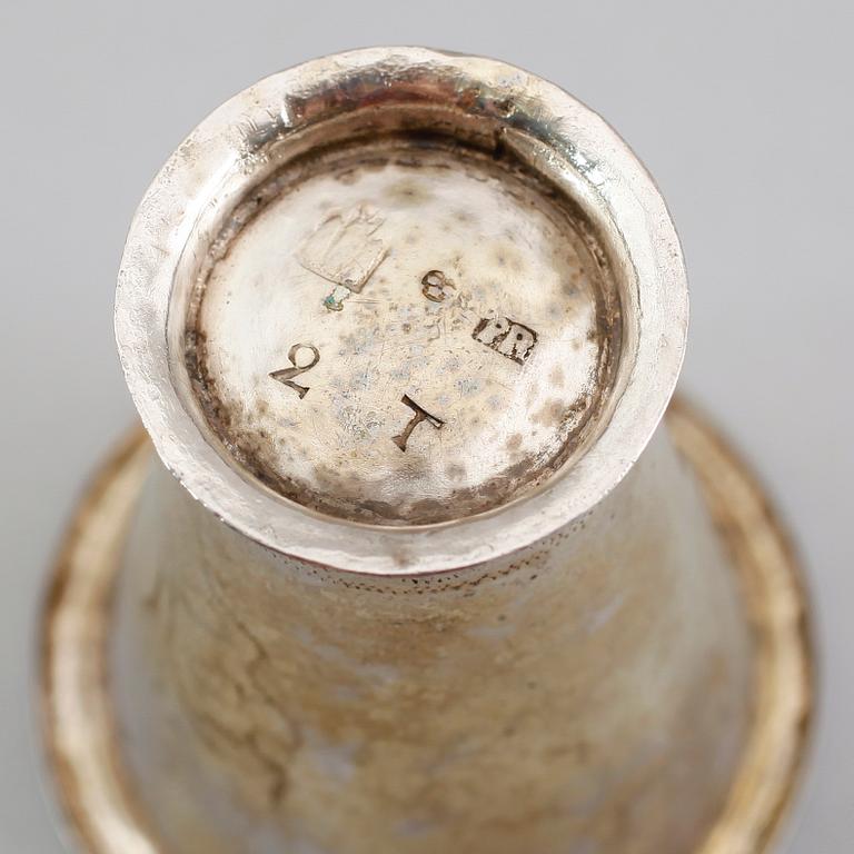 SILVERFÖREMÅL, 7 delar, 1800-/1900-tal. Vikt ca 132 gram.