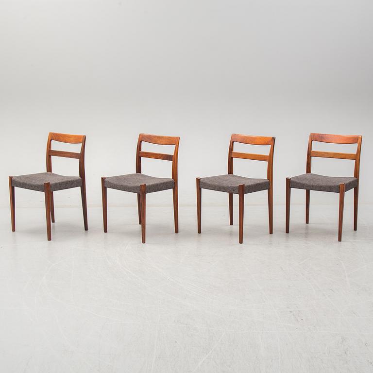 NILS JONSSON, A table and 4 chairs, "Garmi", Troeds, Bjärnum. 1960s.