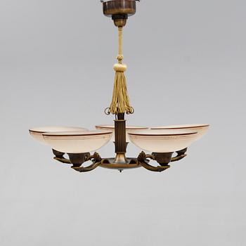 TAKLAMPA, 1930-/40-tal. Höjd ca 58 cm.