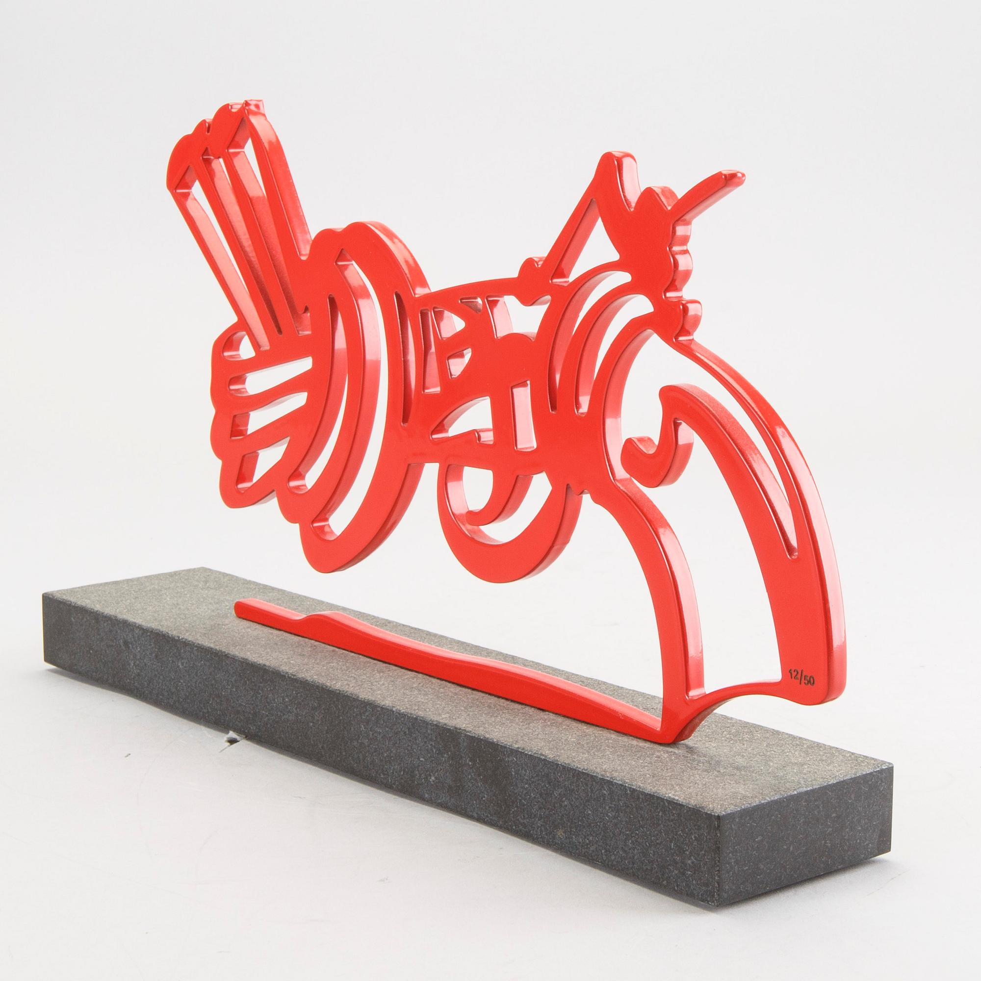 Carl-Fredrik Reuterswärd / The Non-Violence Project Foundation, sculpture signed and numbered 12/50.