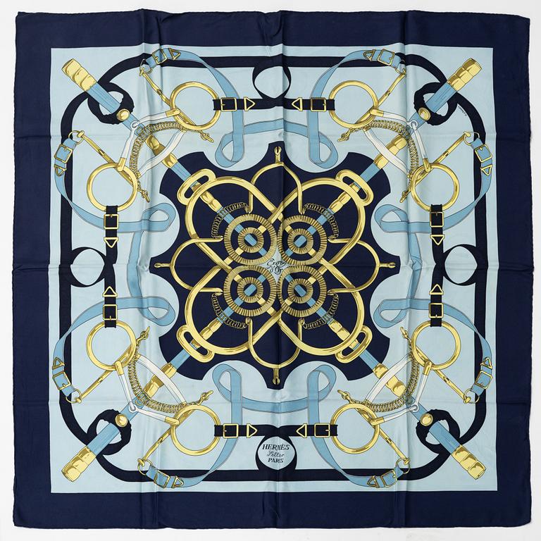 Hermès, scarf, "Eperon d'Or".