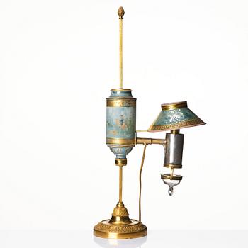 A French oil lamp, first half of the 19th century.