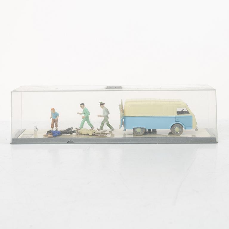 Tintin, samlarfigurer ca 25 delar, Hergé Moulins Art.