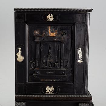 A baroque style cabinett, 19th century.