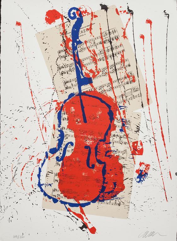 FERNANDEZ ARMAN, färgserigrafi, signerad och numrerad 109/200.