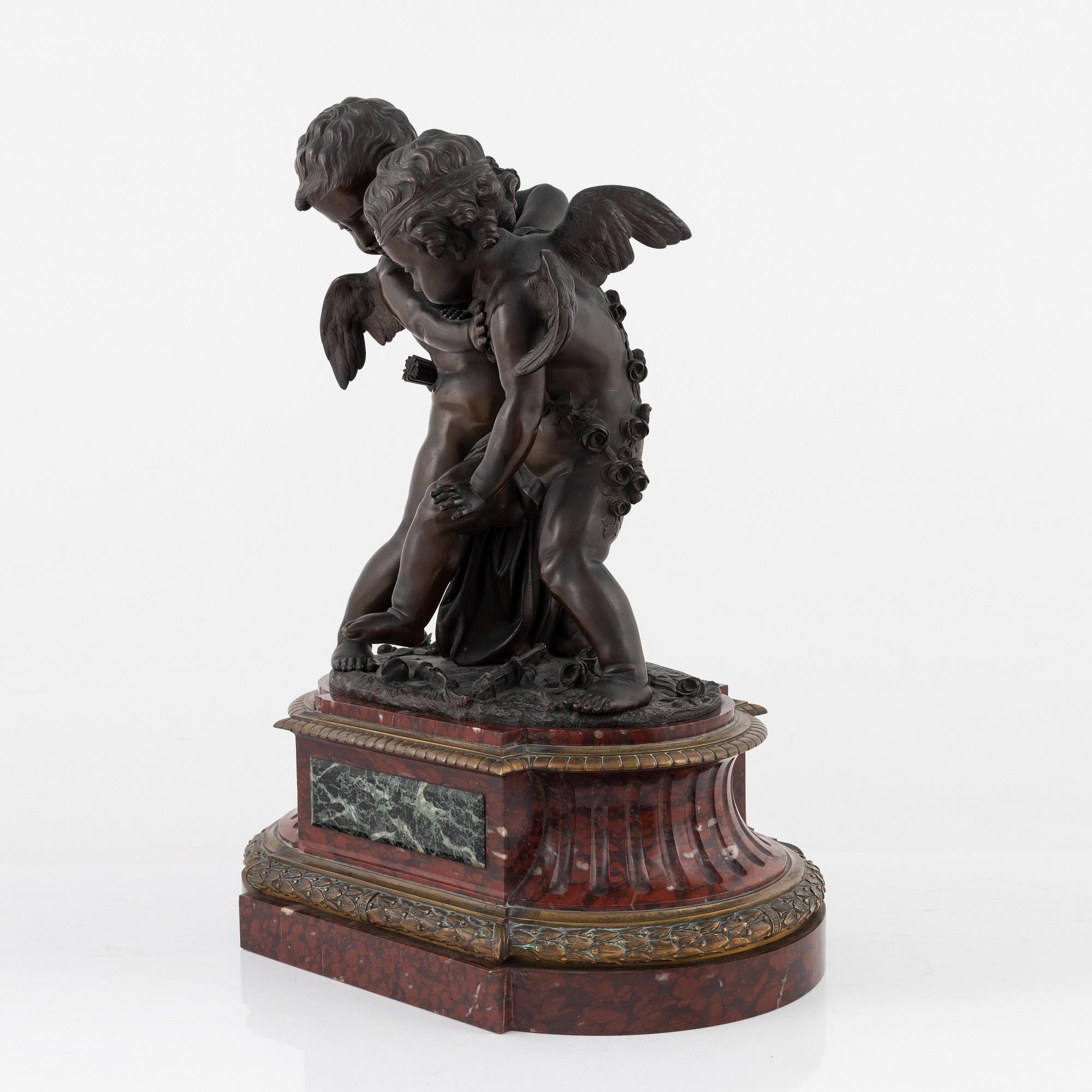 Étienne Maurice Falconet, efter, skulptur, brons.