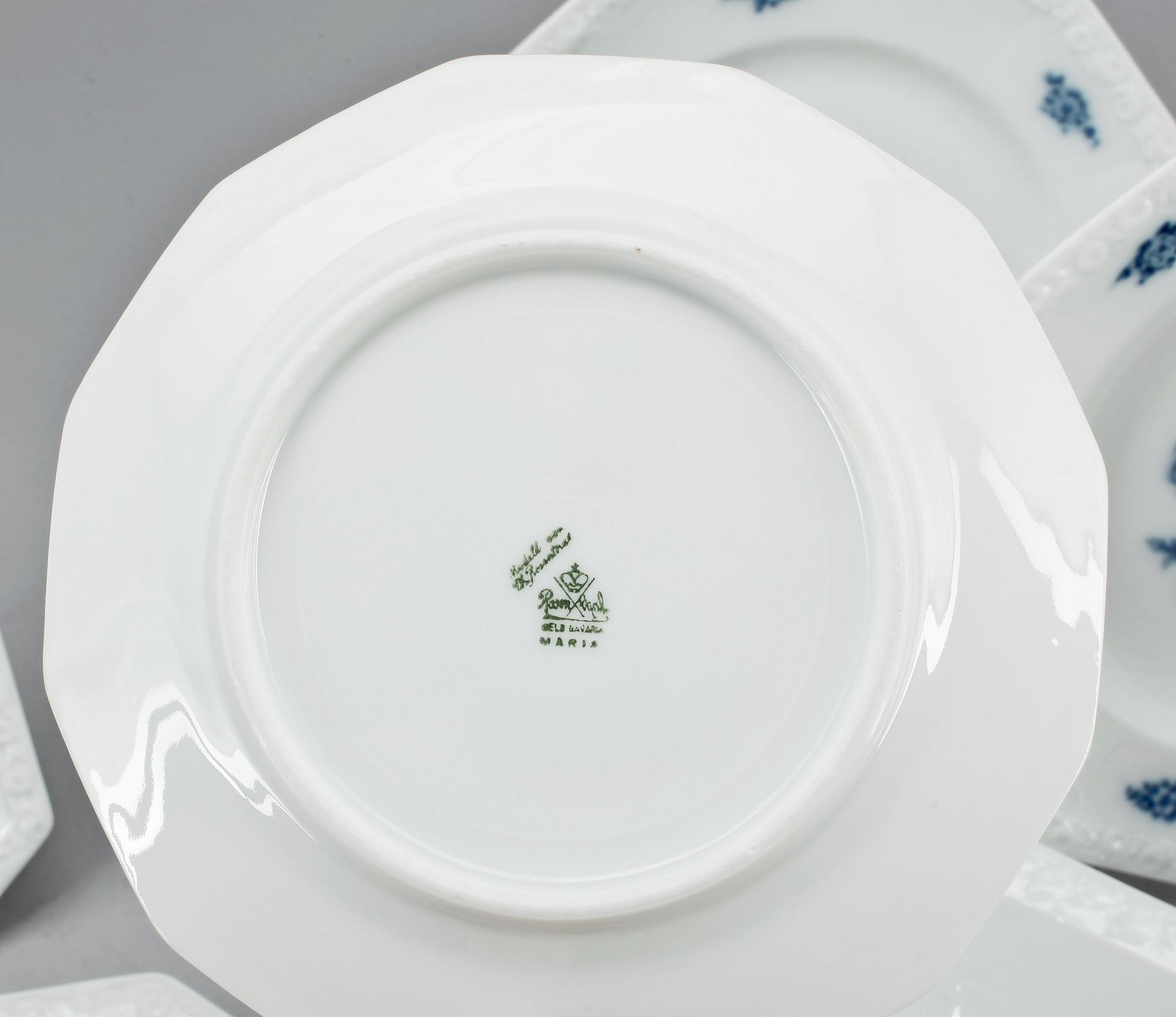 SERVISDELAR, 51 st, porslin, "Maria", Rosenthal, 1900-tal.