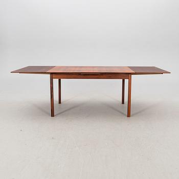 A Nils Jonsson jakaranda dining group 7 pcs Troeds Bra Bohag, Bjärnum, mid-20th century.