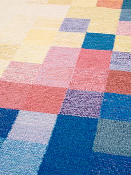 CARPET. Flat weave. 314 x 201 cm. Signed BHL. Sweden the 1960's-1970's.