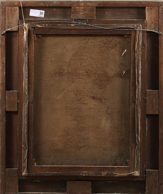 OKÄND KONSTNÄR, olja på duk, osignerad, 1800-tal.