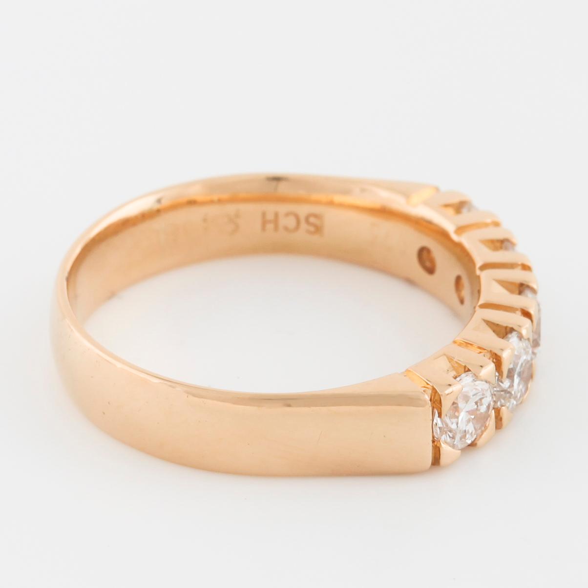 RING, med briljantslipade diamanter totalt 0.75 ct, Schalins, Östersund.