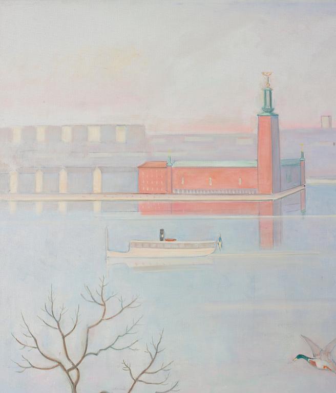 Einar Jolin, View over Stockholm from Söder.