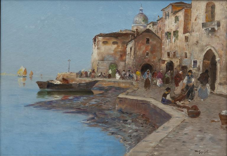 Wilhelm von Gegerfelt, Canal, Venice.