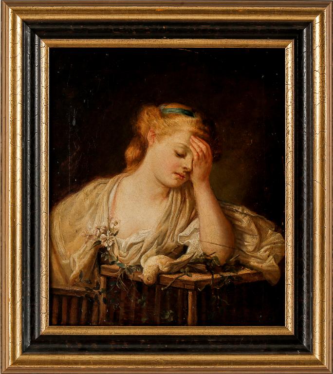 OKÄND KONSTNÄR, olja på duk, England, ej signerad, 1800-tal.