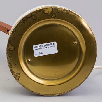 A Hans-Agne Jakobsson table light, model "B 54" from Markaryd, 1950s / 60s-tal.