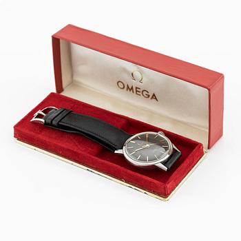 Omega, Seamaster 30, "Grey Linen Dial", armbandsur, 35 mm.