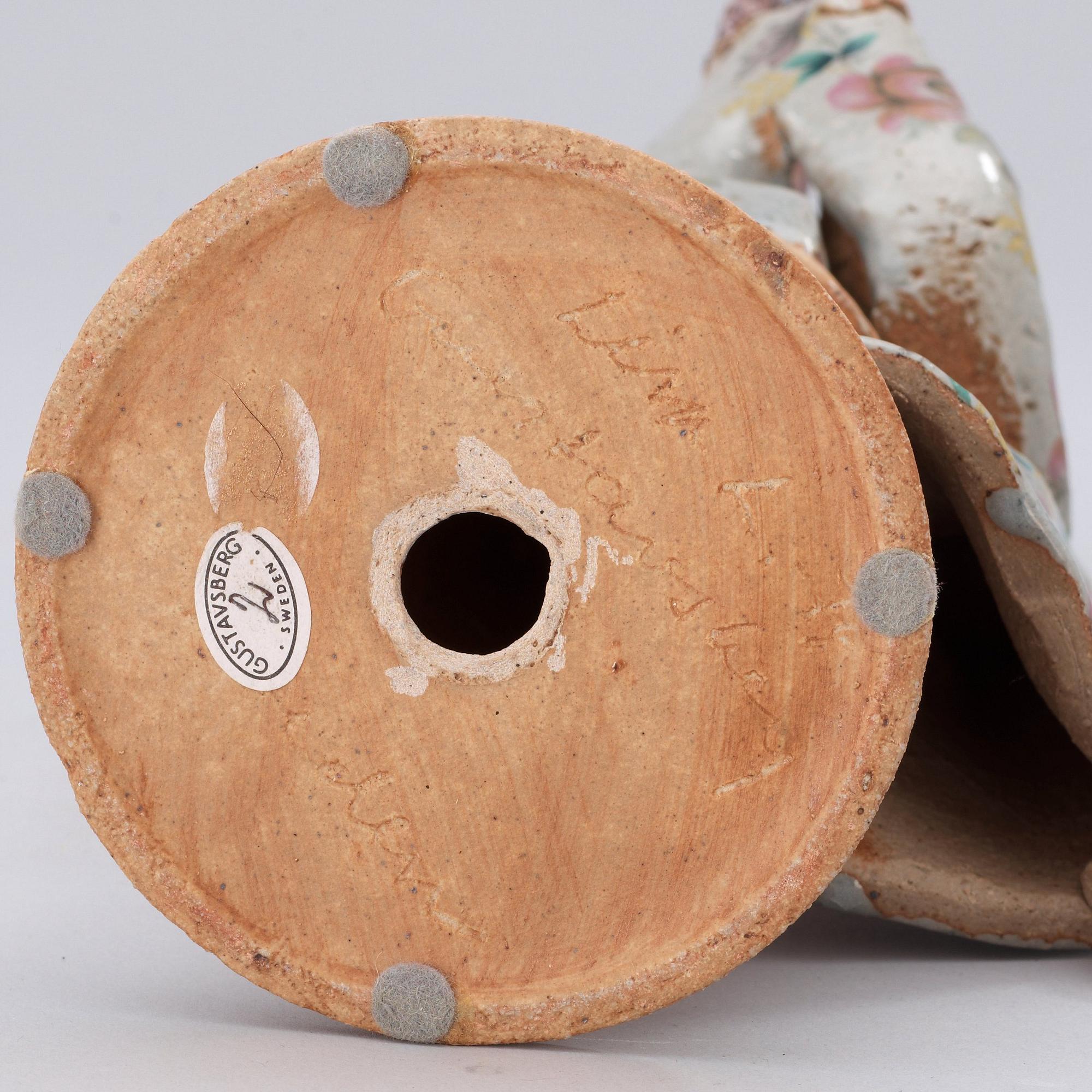 A unique Lisa Larson stoneware sculpture, Gustavsberg Studio 1978.