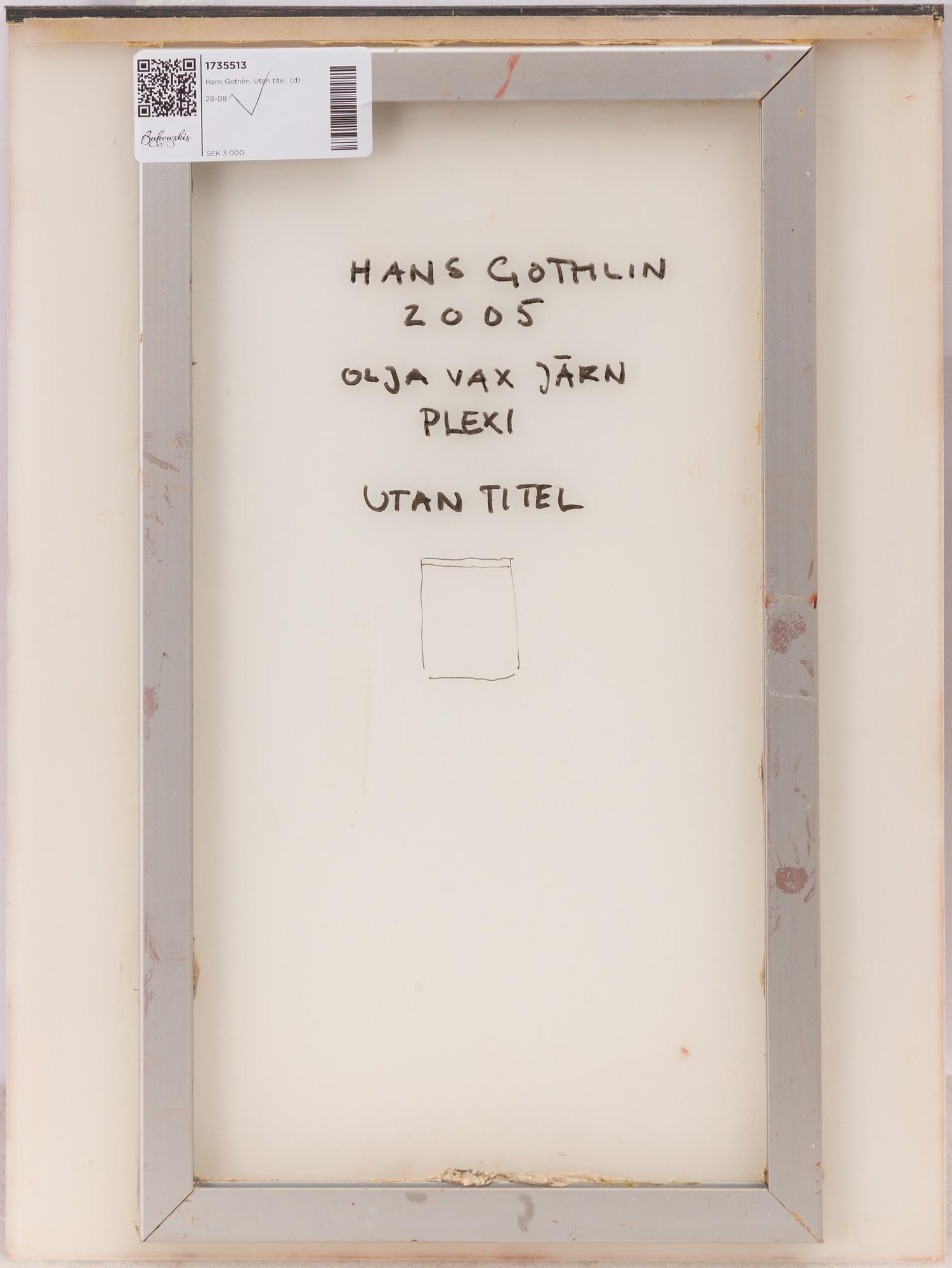 Hans Gothlin, Untitled.