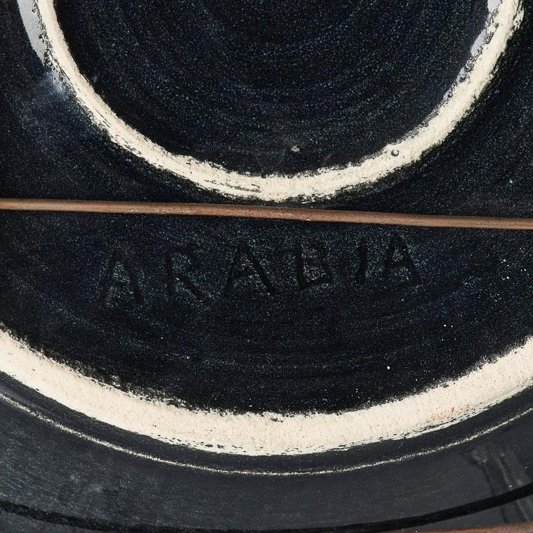 Birger Kaipiainen, a stoneware dish, Arabia, Finland 1970s.