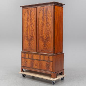 AXEL BÄCK,  a mahogany cabinet from Eksjö, 1948.