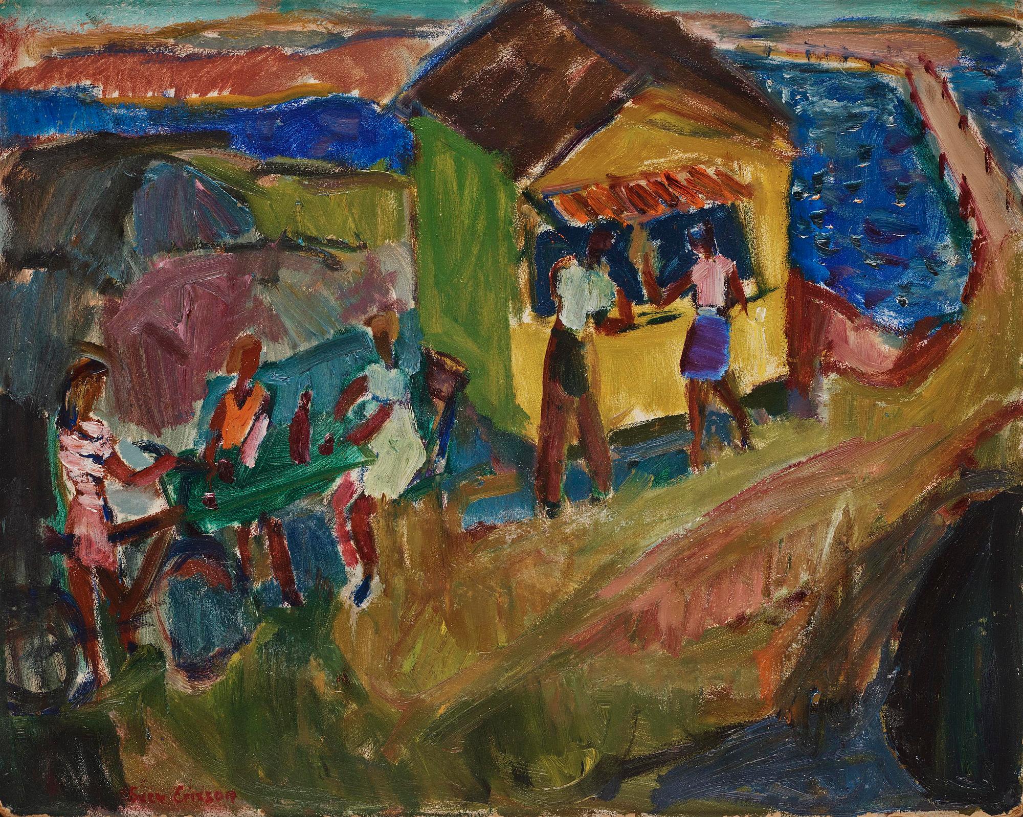 Sven X:et Erixson, The Glass Kiosk in Grötvik.