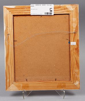 SANDELIN, BÖRJE, olja på pannå. Sign och dat -69.