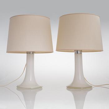 Lisa Johansson-Pape, a pair of 1960s table lamps, model '46-017'  for Stockmann Orno, Finland.