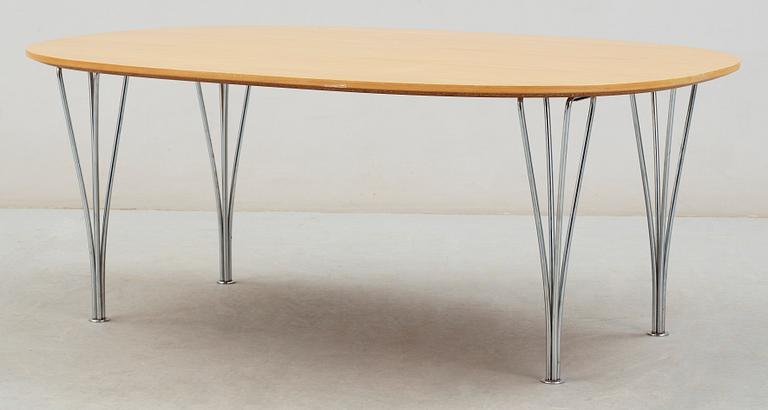 SOFFBORD, "Superellips" Design Bruno Mathsson och Piet Hein för Fritz Hansen, 1985.