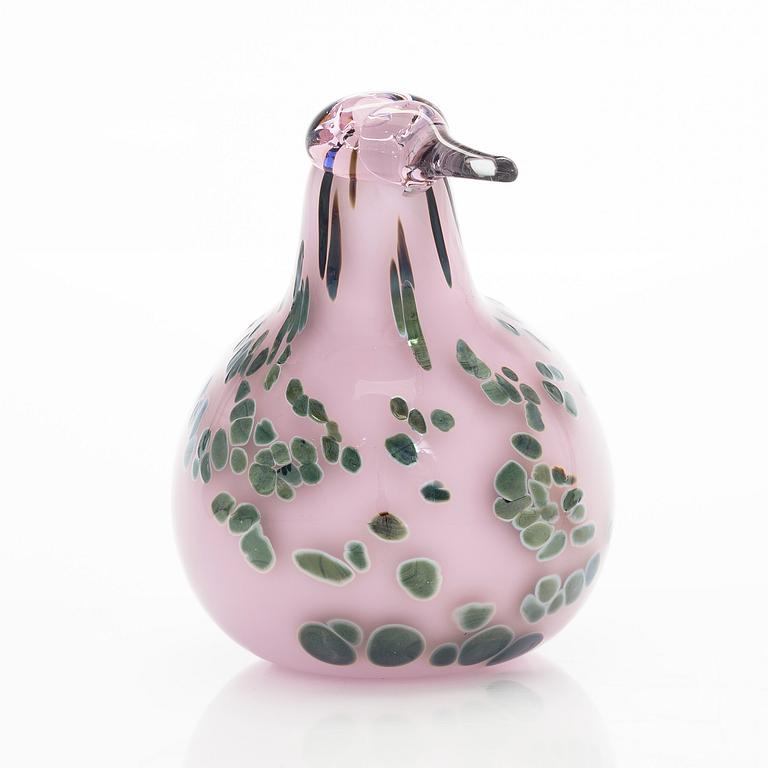 Oiva Toikka, A glassbird 'Rubirosa', Unique Days spring 2008, signed O. Toikka Nuutajärvi.