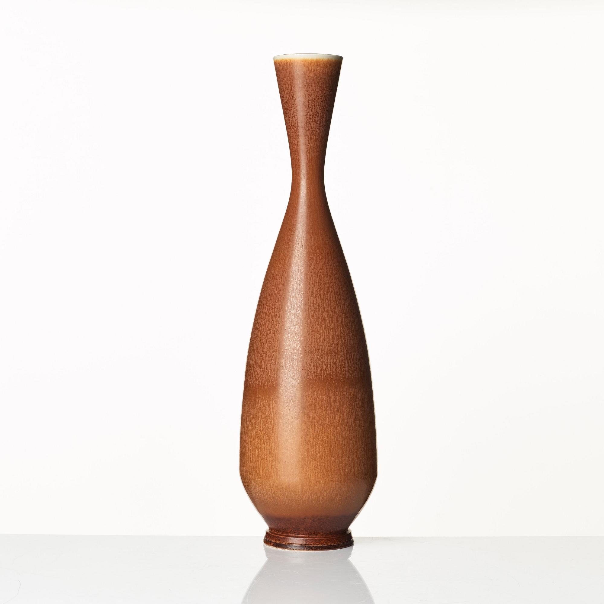 Berndt Friberg, a stoneware vase, Gustavsberg studio, Sweden 1964.