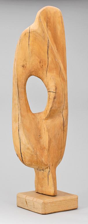 STAFFAN ÖSTLUND, skulptur, ek, sign och dat 69.