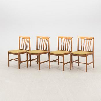 Chairs 4 pcs Skaraborgs Furniture Industry 1960s.