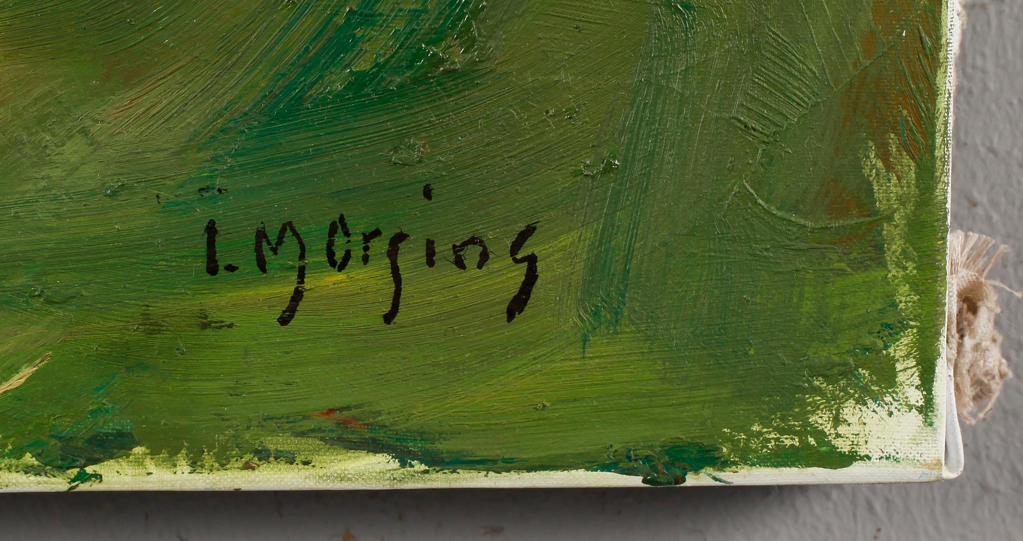 IVAR MORSING, oil on canvas, stamp signed.