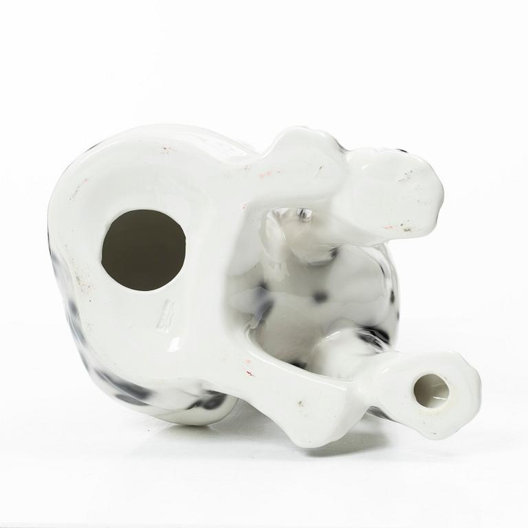 Sculpture, Dalmatian dog, Italy, late 20th century.