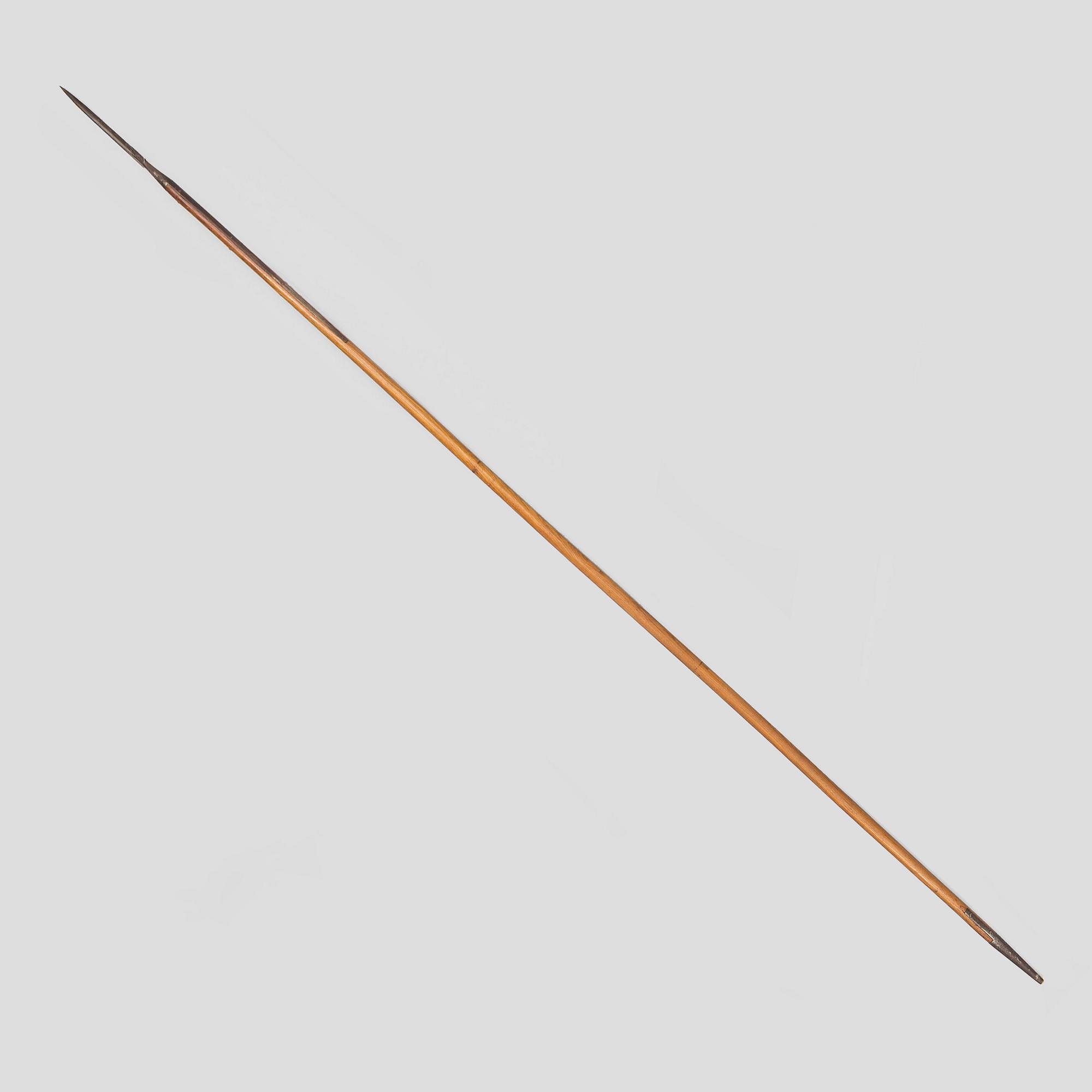 LANS, svensk, m/1851 för Livgardet till häst, stålskodd stång.