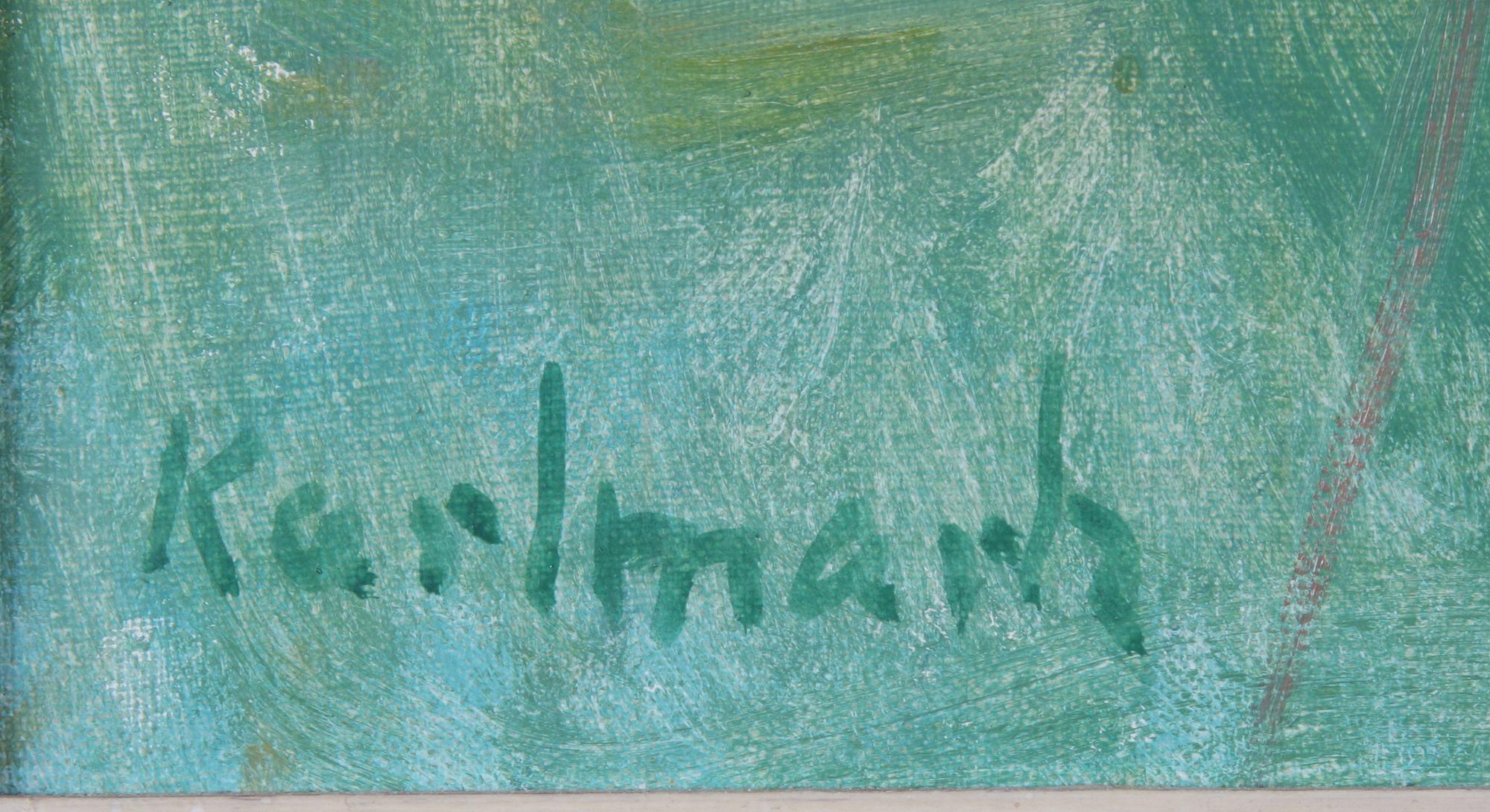 KARLMARK, GERHARD. Olja på duk, sign.