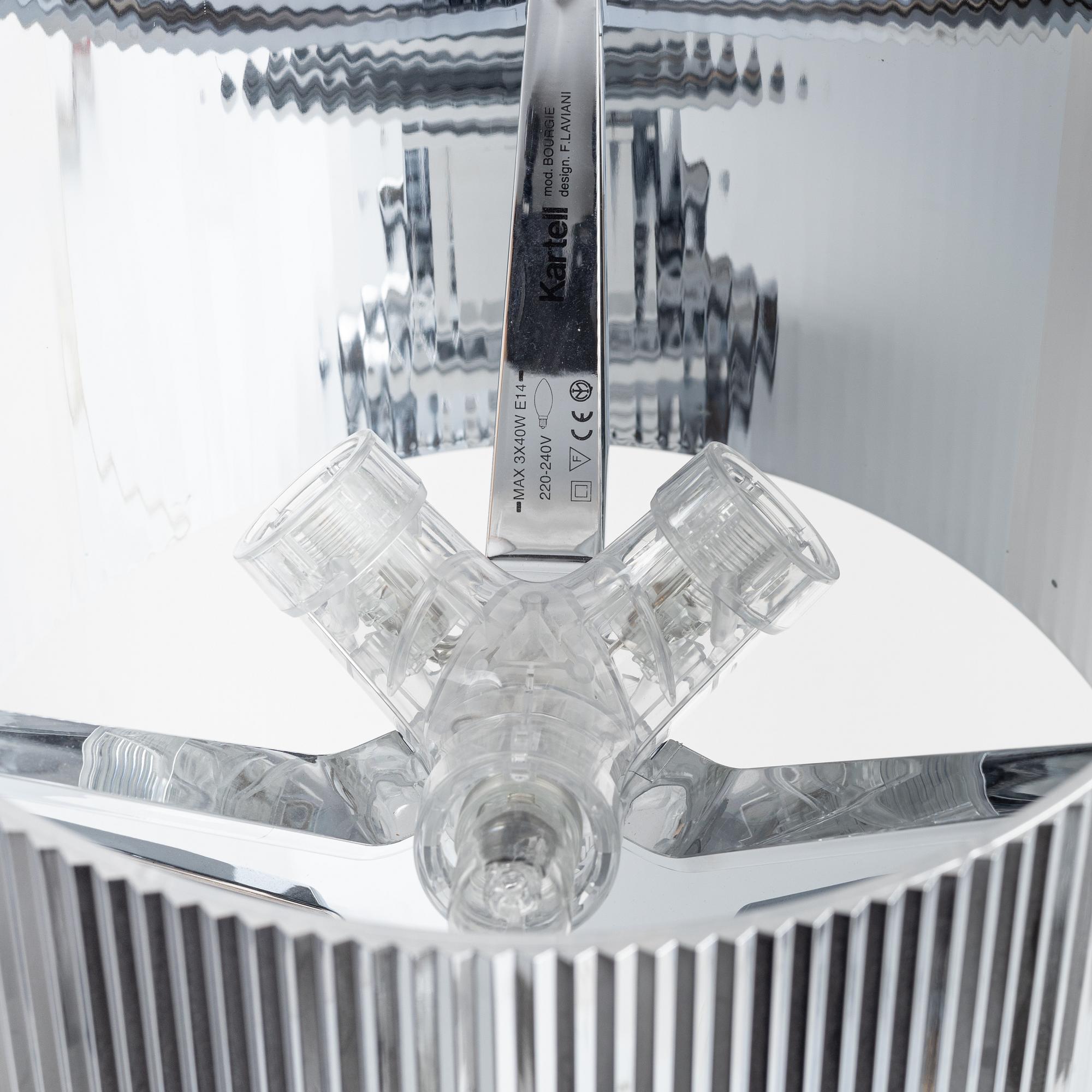 Ferruccio Laviani, bordslampa, "Bourgie", Kartell, Italien.