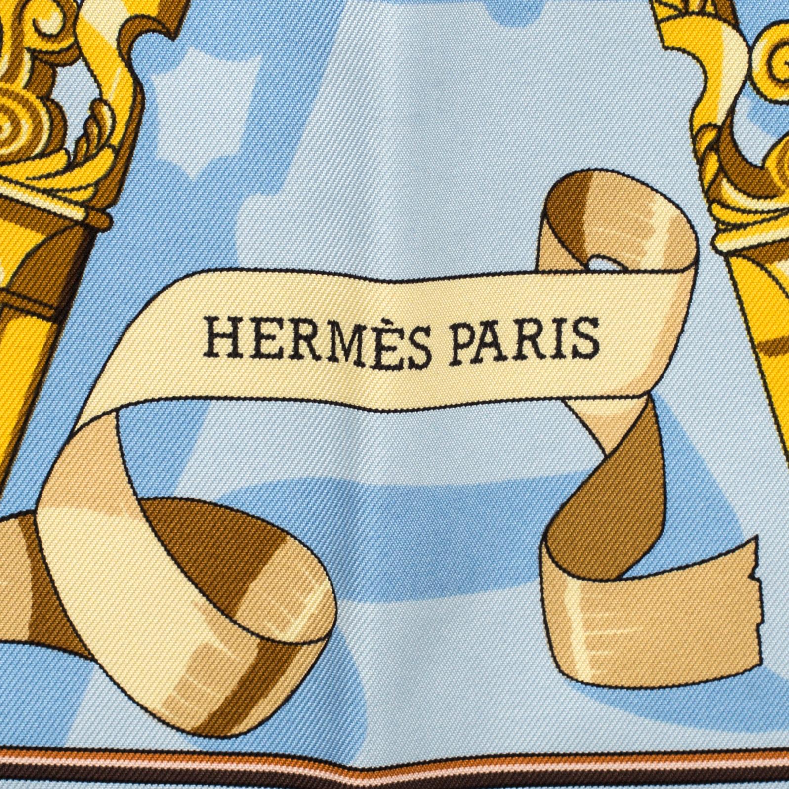 HERMÈS, "Copeaux", scarf.