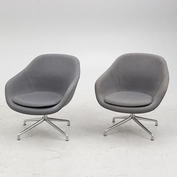 Hee Welling, swivel armchairs, 4 pcs, "AAL81", Hay, contemporary.