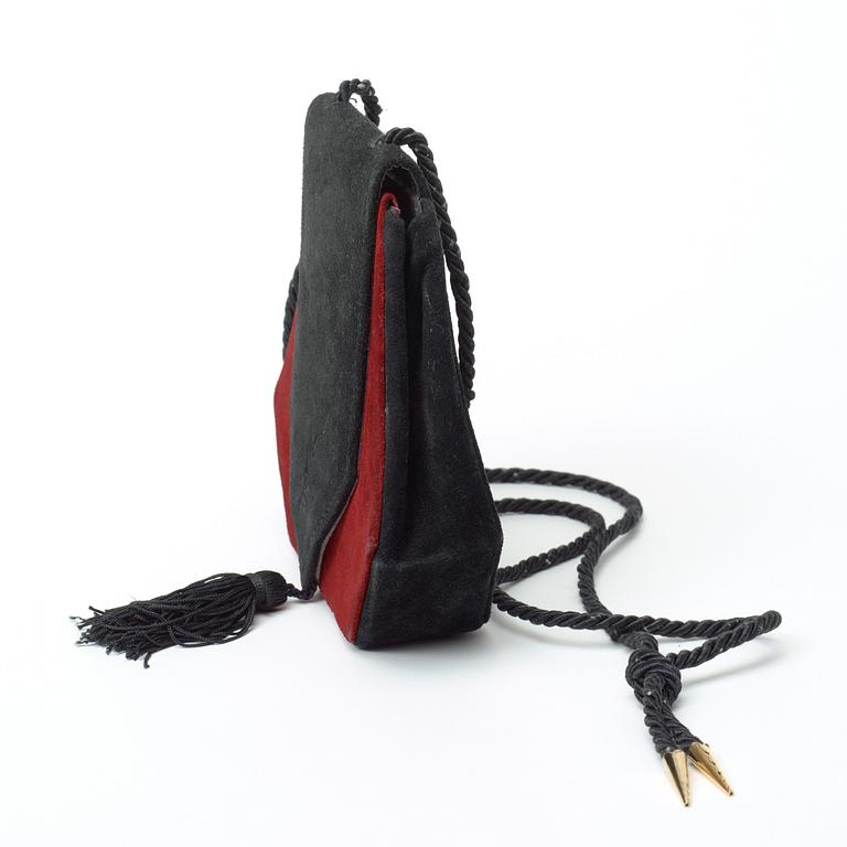 A 1960s shoulder bag by Yves Saint Laurent.
