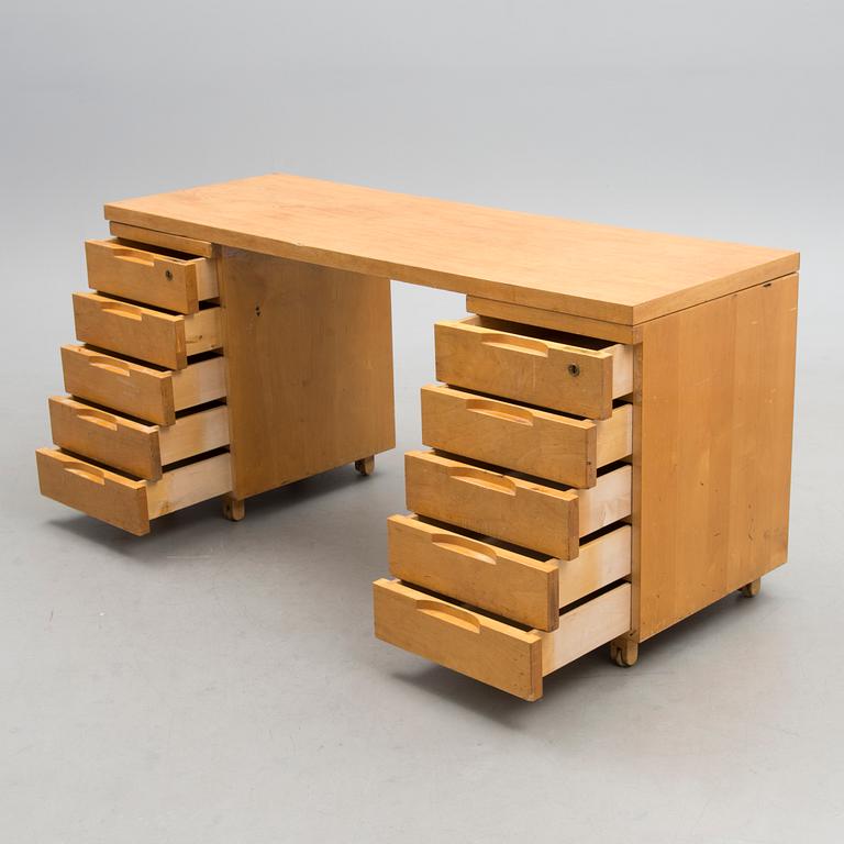 ALVAR AALTO, skrivbord, Artek, 1900-talets mitt.